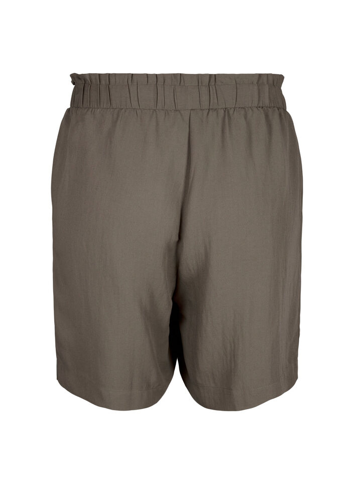 Short ample en viscose, Chocolate Chip, Packshot image number 1