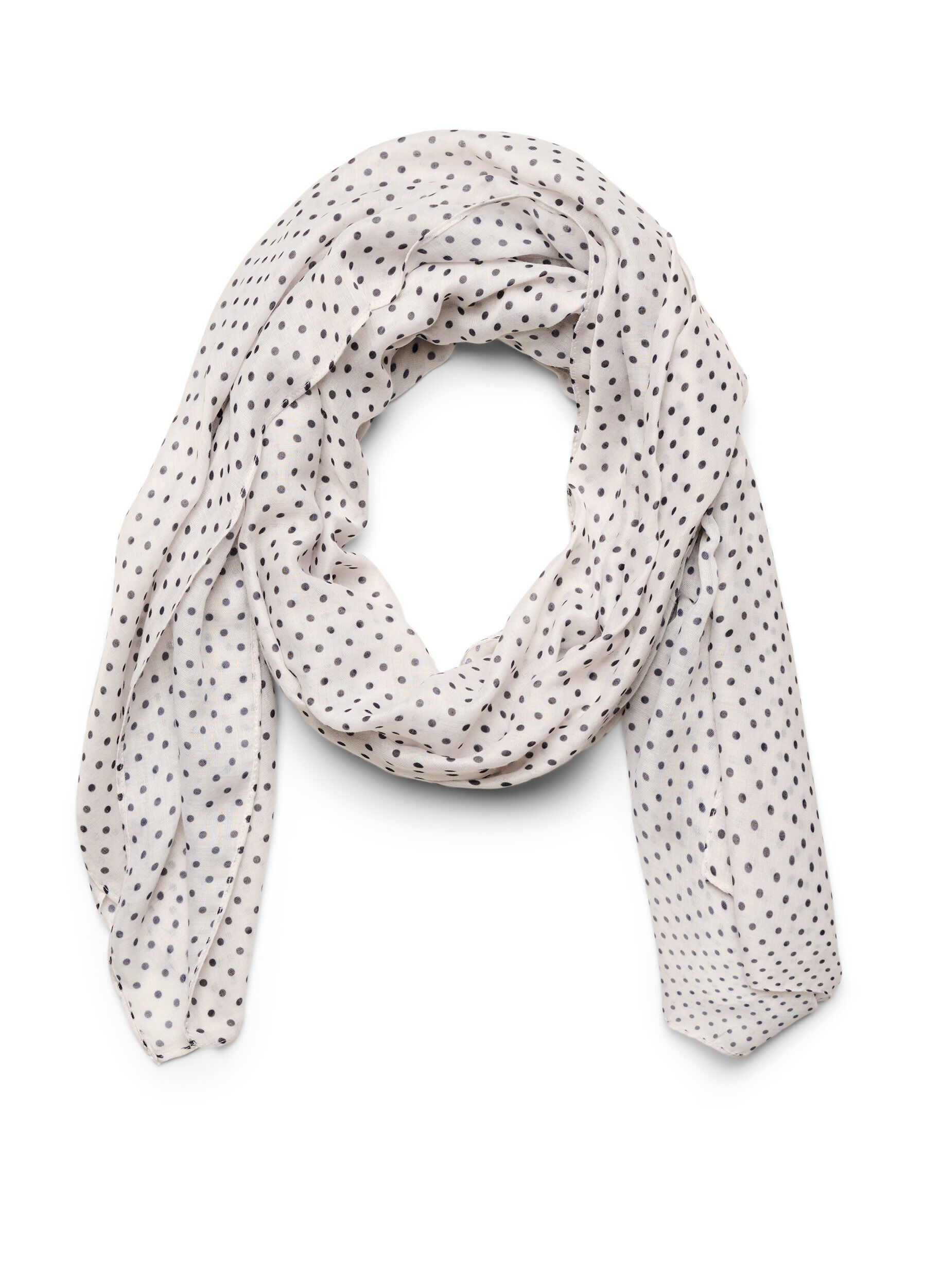 Zizzi&Eacute;charpe longue &agrave; motifs, Vanille, Packshot image number 0