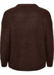 Cardigan en maille avec zip, Marron, Packshot image number 1