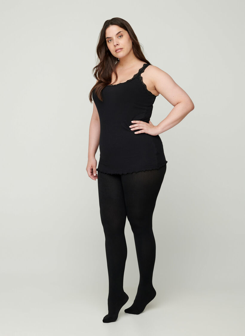 Collants thermiques, Noir, Model image number 1