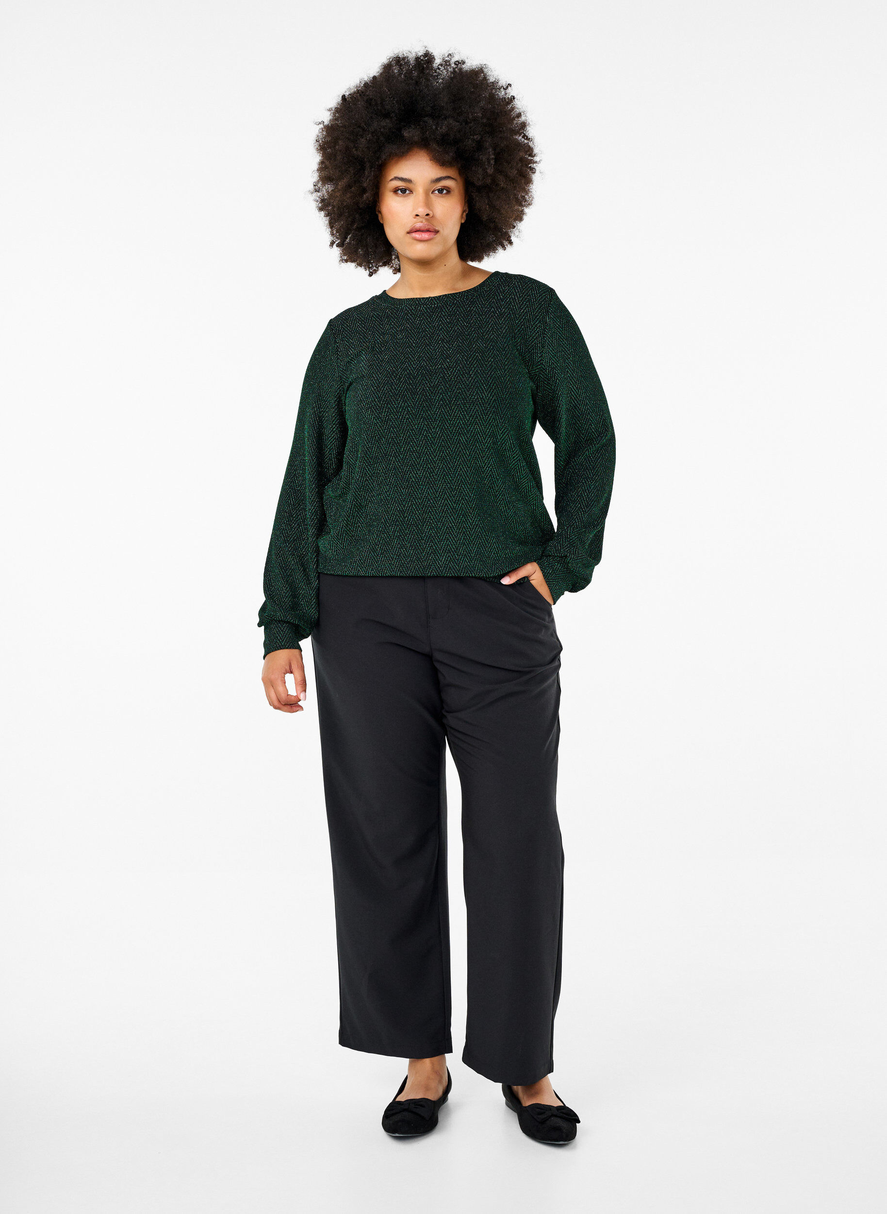 Zizzi Chemisier avec motif scintillant, Scarab ZigZagShimmer, Model image number 2