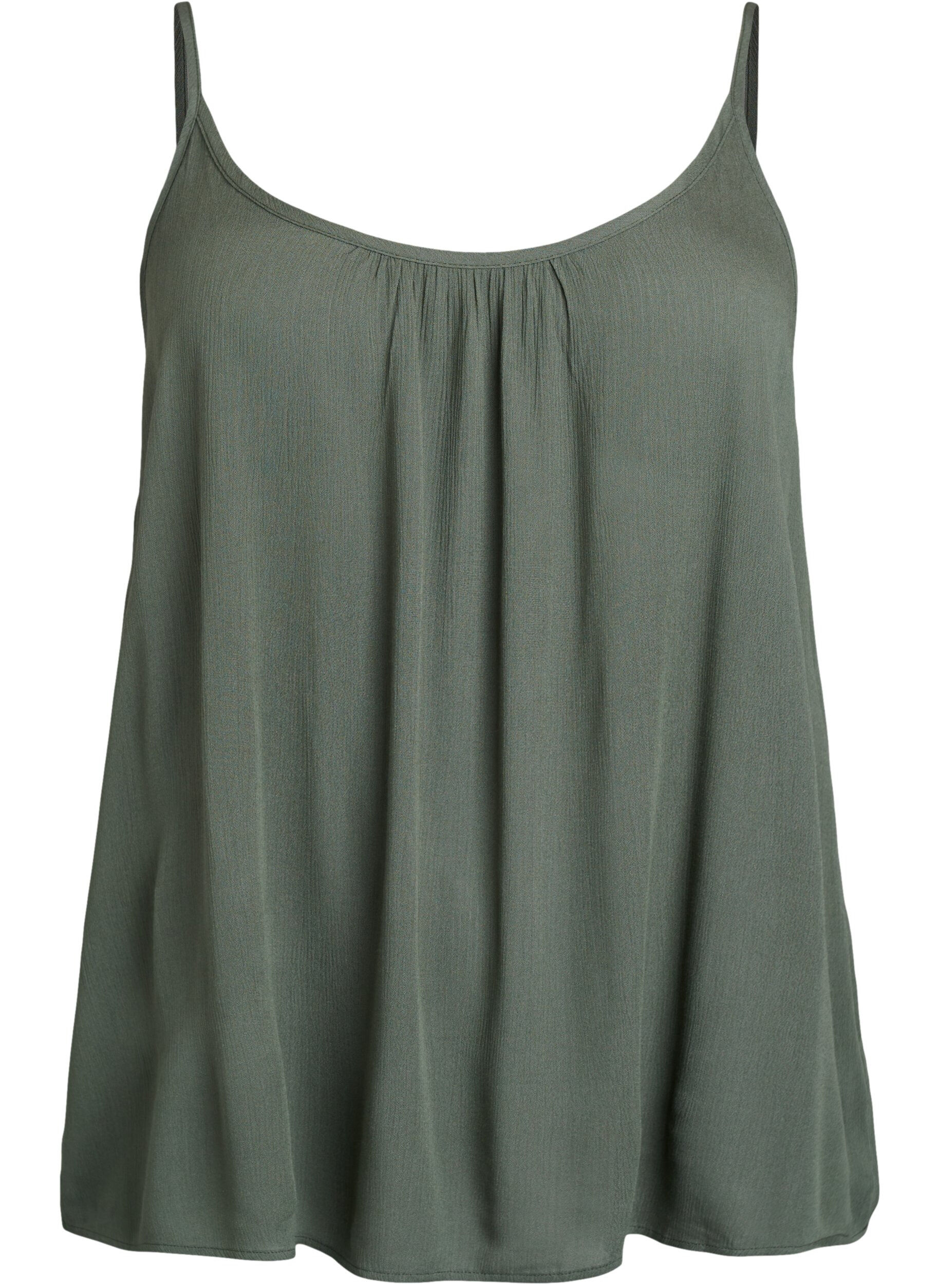 Top &agrave; bretelles en viscose