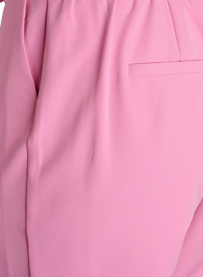 Pantalon avec poches et jambes droites, Rose, Packshot image number 3