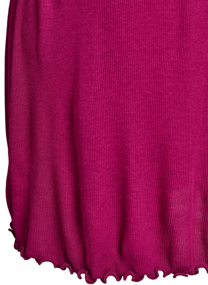 Chemise de nuit avec ourlet en dentelle, Violet, Packshot image number 3