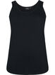Einfarbiges basic Top aus Baumwolle, Schwarz, Packshot image number 0