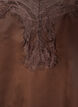 Robe en satin avec dentelle et ourlet asym&eacute;trique, Marron, Packshot image number 2