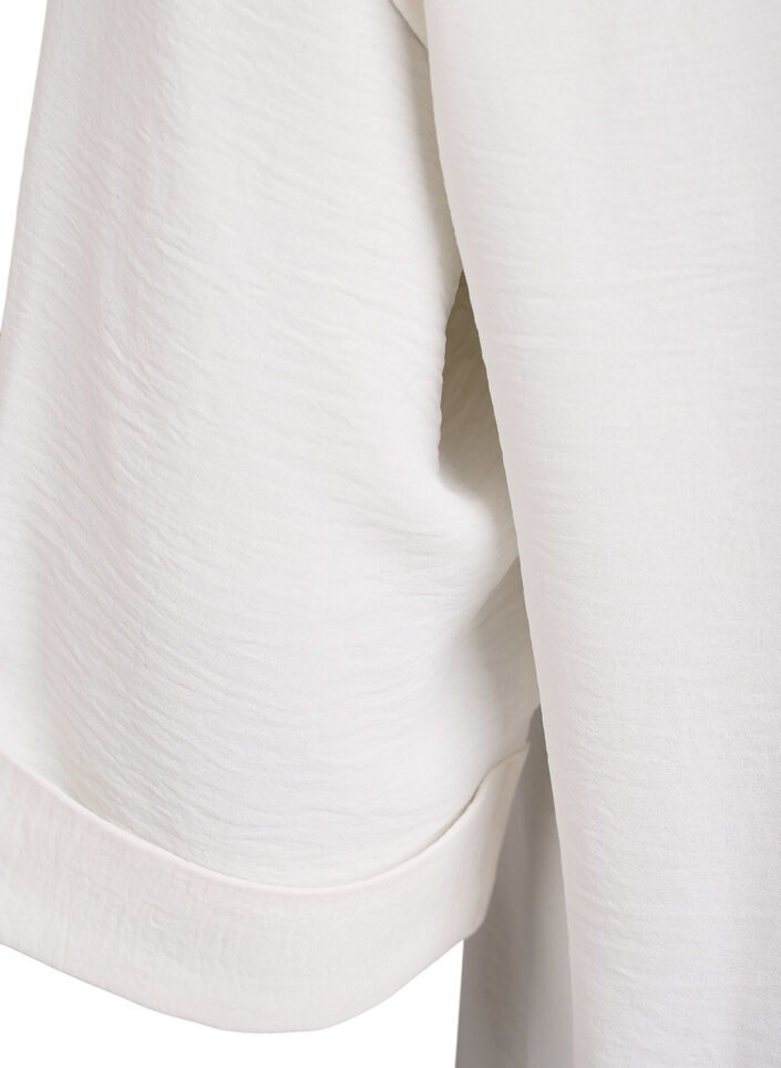 FLASH - Chemise avec poches poitrine et manches 3/4, Vanille, Packshot image number 3