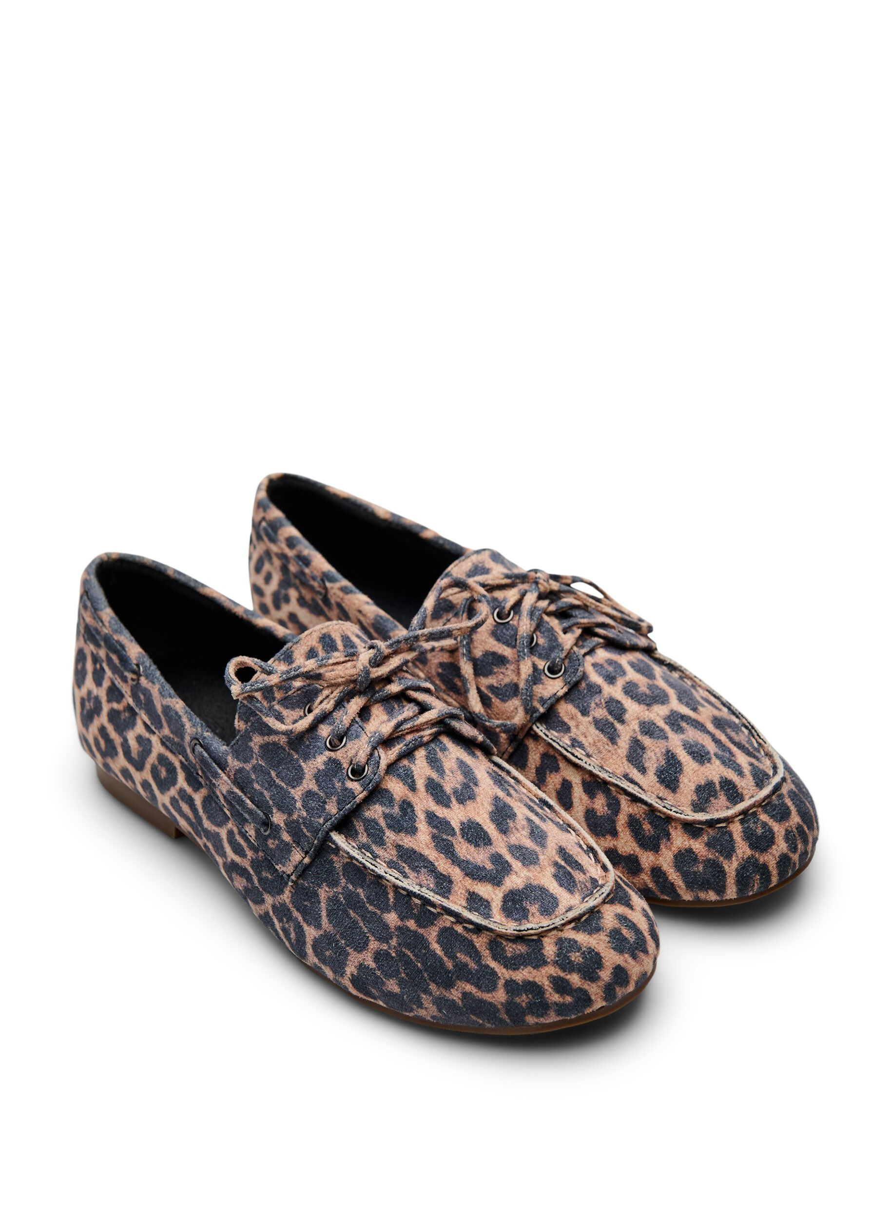 Zizzi Mokassins aus Kunstwildleder, Beige, Packshot image number 1