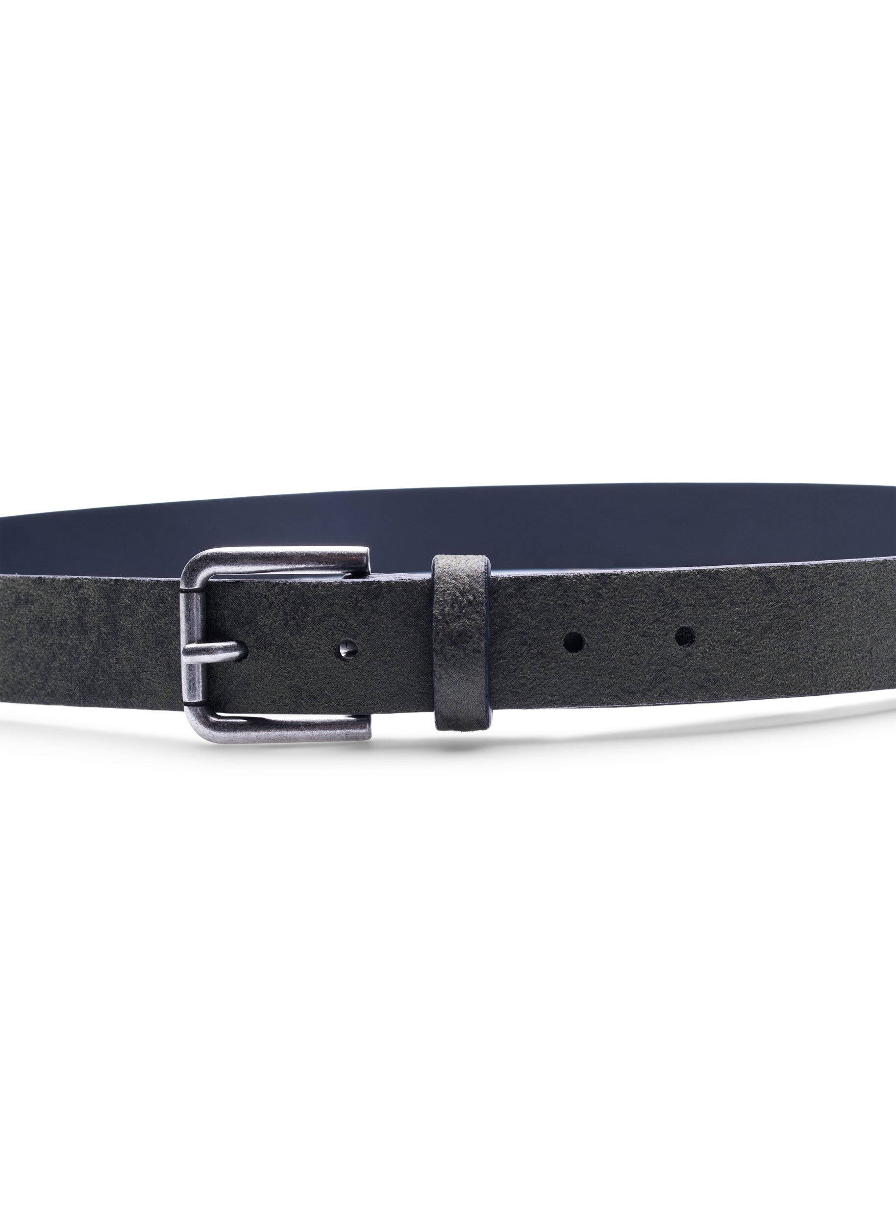 Zizzi Ceinture en cuir m&eacute;lang&eacute;, Deep Forest, Packshot image number 1