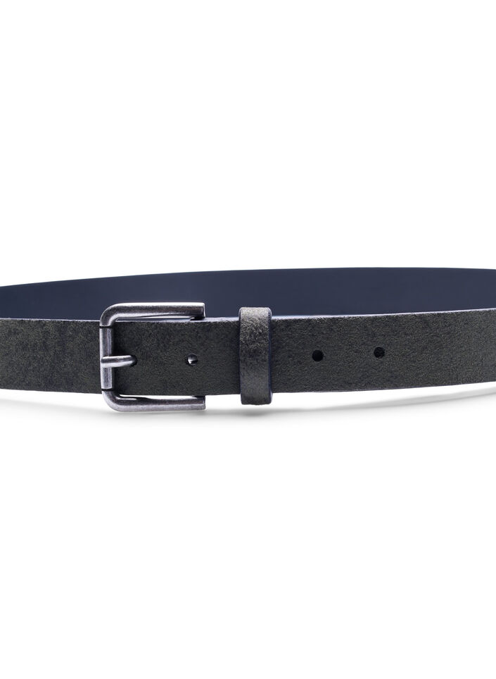 Ceinture en cuir mélangé, Deep Forest, Packshot image number 1