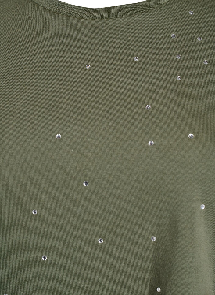 T-shirt en coton biologique avec une impression cool, Vert, Packshot image number 2