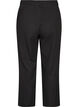 Gerippte Pyjamahose mit geraden Beinen, Schwarz, Packshot image number 1