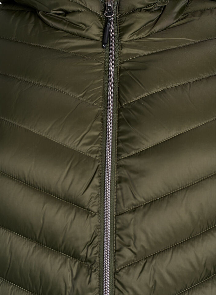 Veste l&eacute;g&egrave;re &agrave; capuche, Vert fonc&eacute;, Packshot image number 2
