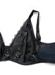 Soutien-gorge couvrant en dentelle, Noir, Packshot image number 3
