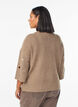 Pullover mit Herzen und 3/4-&Auml;rmeln, Braun, Model image number 2