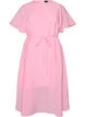 Robe longue avec manches papillon et taille &agrave; nouer, Rose, Packshot image number 0