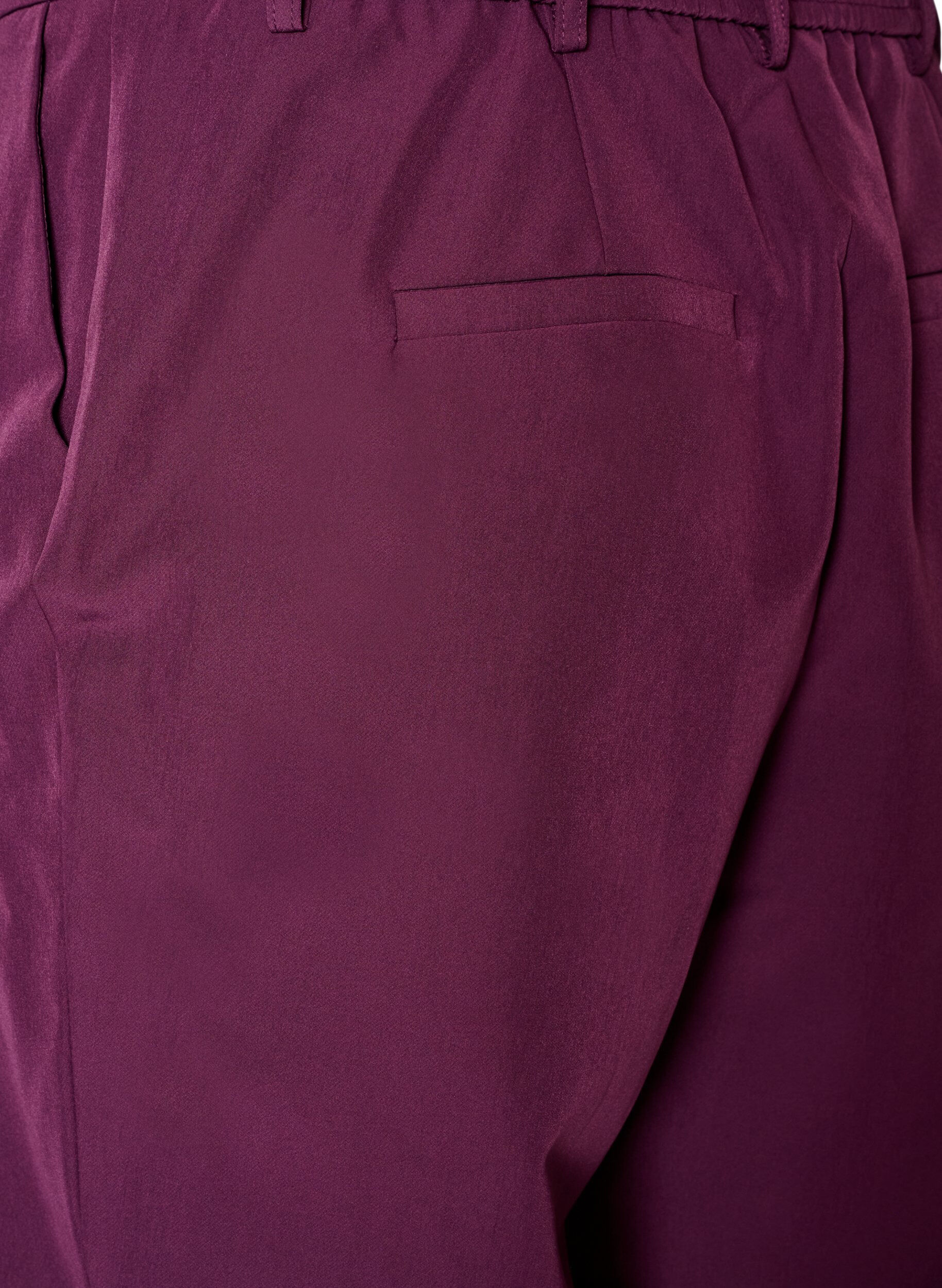 ZizziPantalon avec poches et jambes droites, Violet, Packshot image number 3