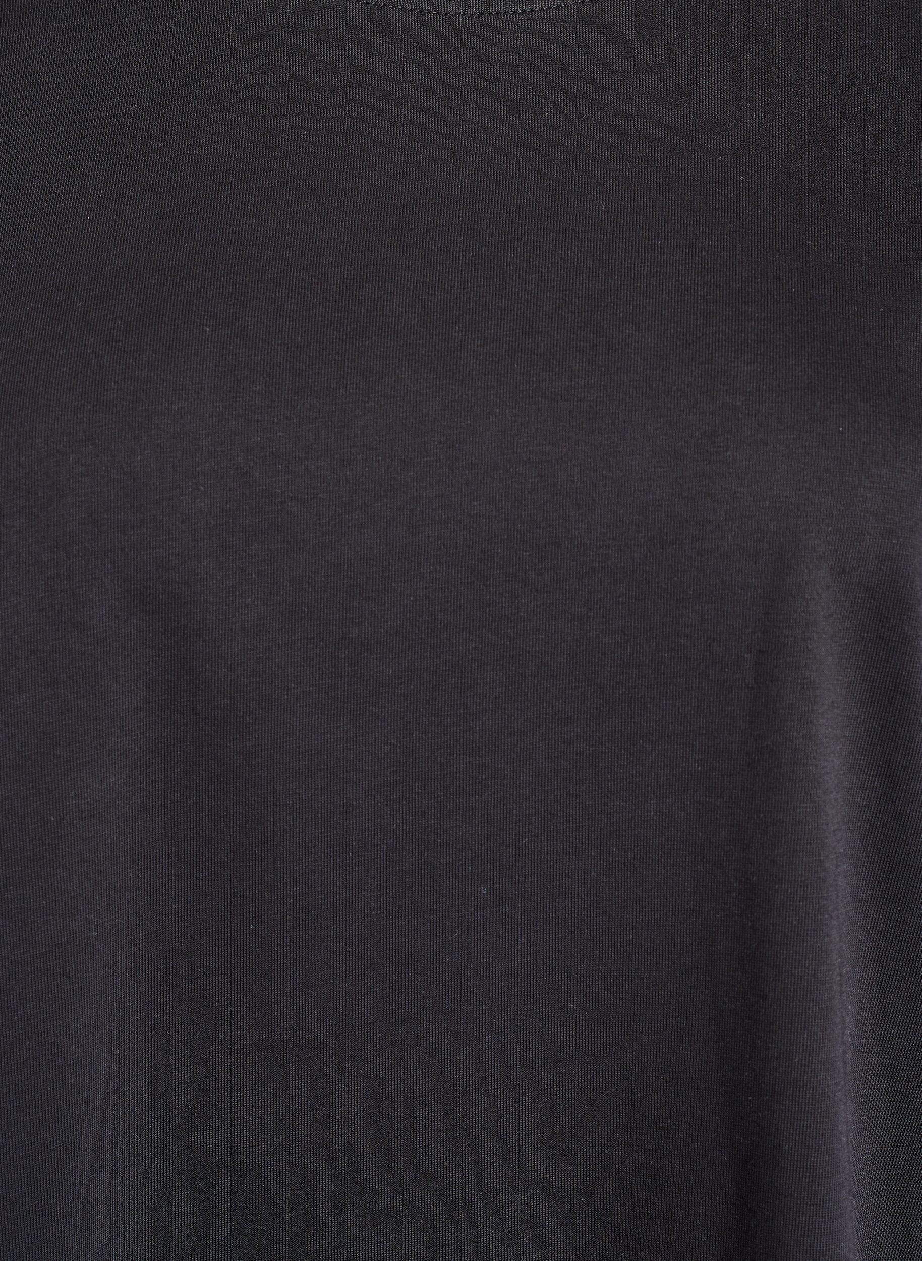 Zizzi T-shirt oversize &agrave; manches courtes, Noir, Packshot image number 2