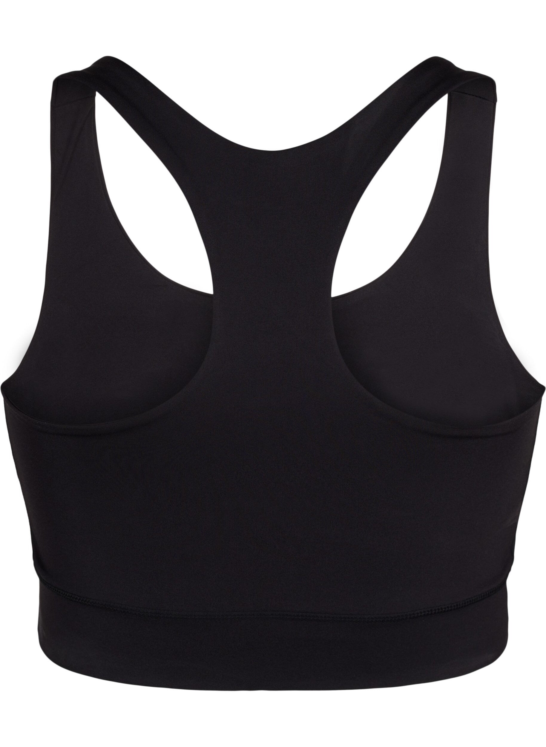 Zizzi Racerback-Sport-BH, Schwarz, Packshot image number 1