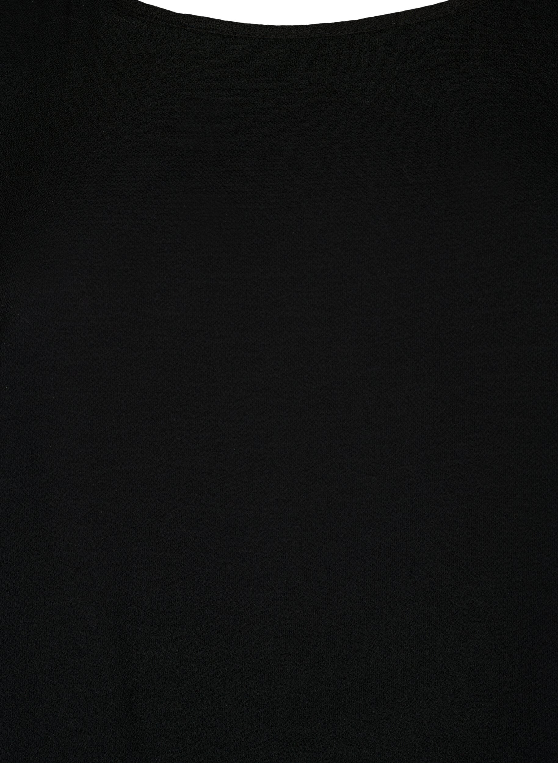 ZizziKleid mit kurzen &Auml;rmeln, Schwarz, Packshot image number 2