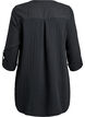 Tunique en mousseline de coton avec broderie anglaise, Noir, Packshot image number 1