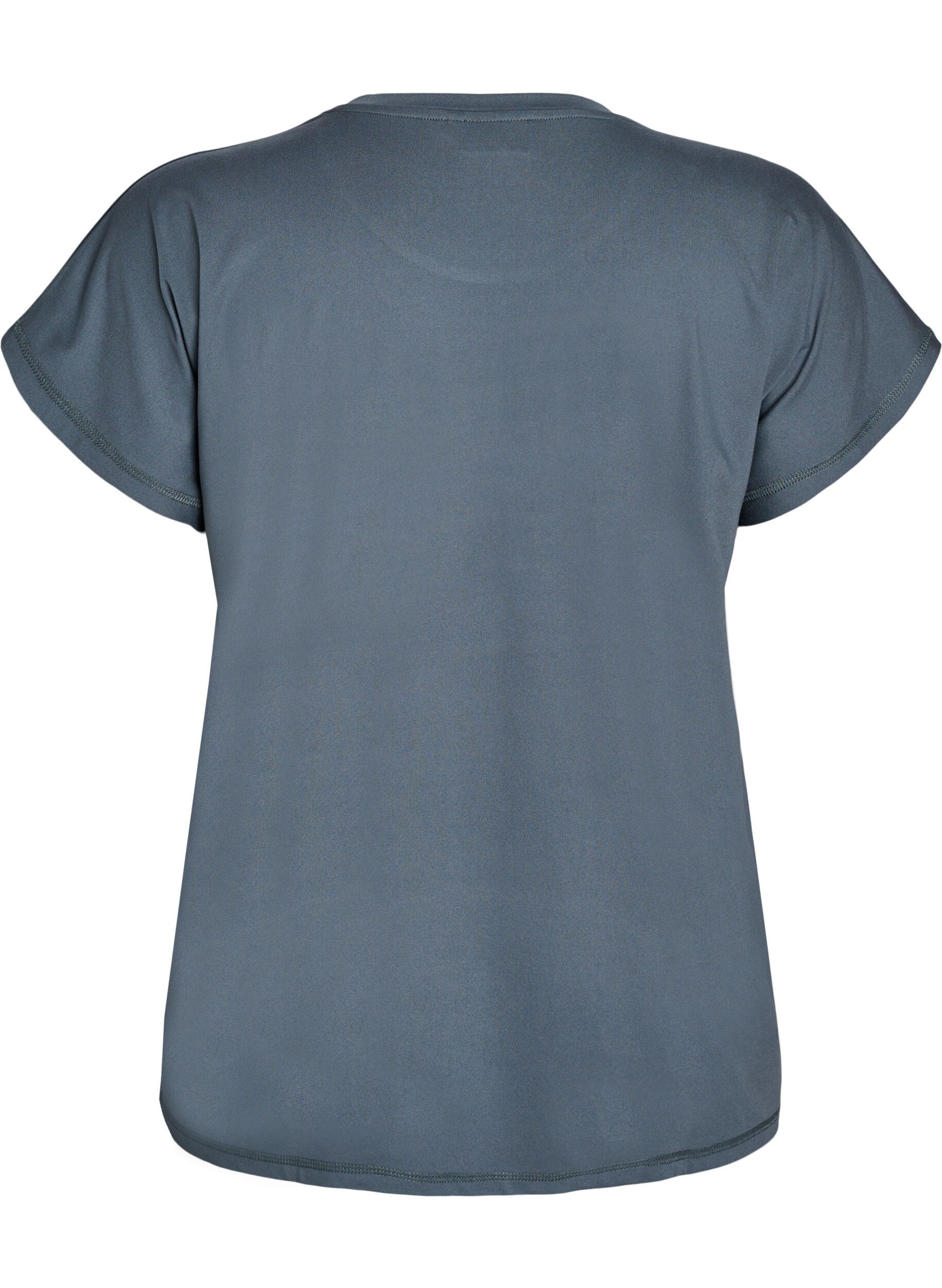 Zizzi Einfarbiges Trainings-T-Shirt, Gr&uuml;n, Packshot image number 1