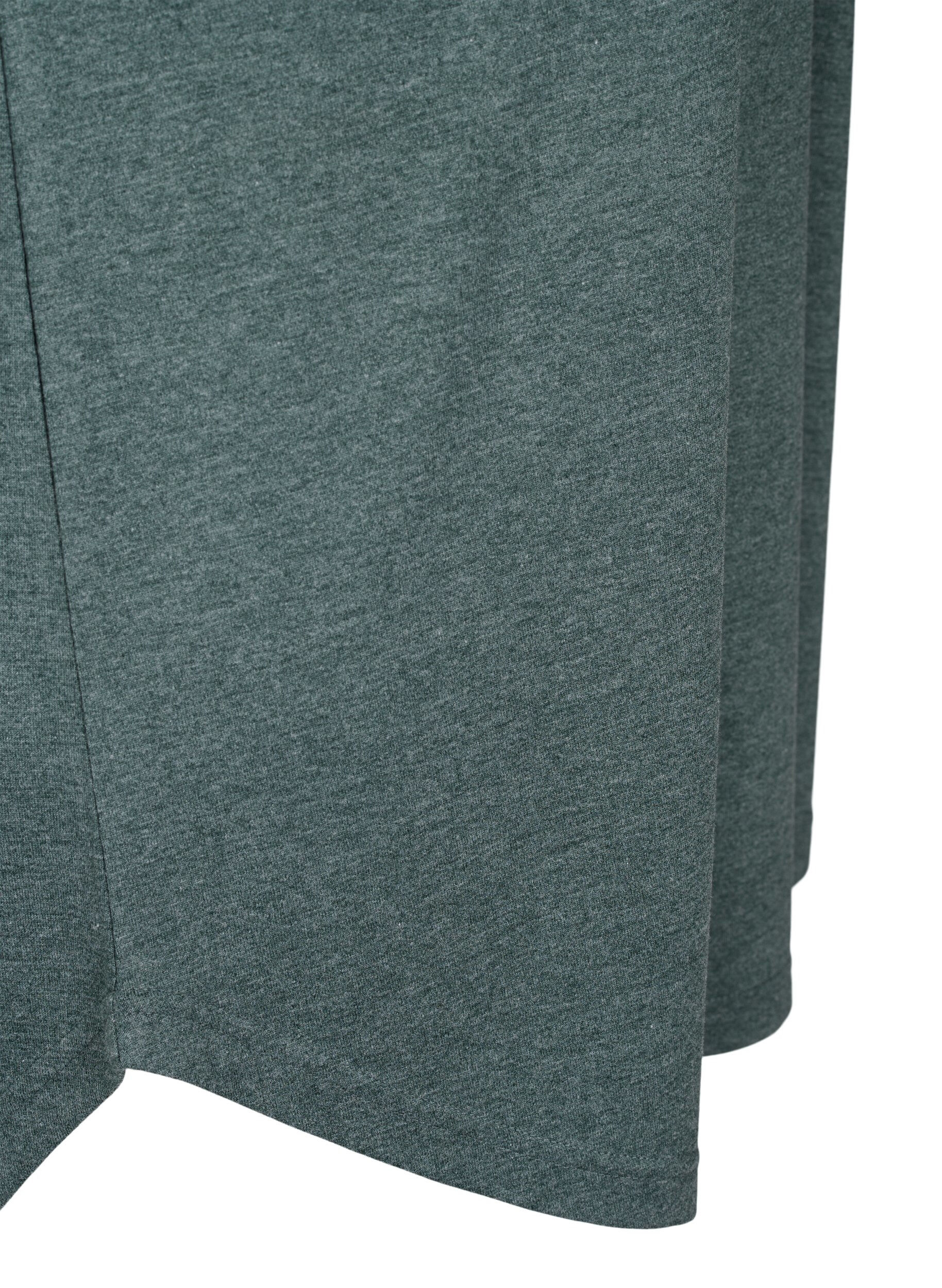 Zizzi Kurz&auml;rmliges Nachthemd mit Textdruck, , Packshot image number 3