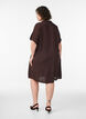 Chemise longue ample en viscose, Marron, Model image number 2