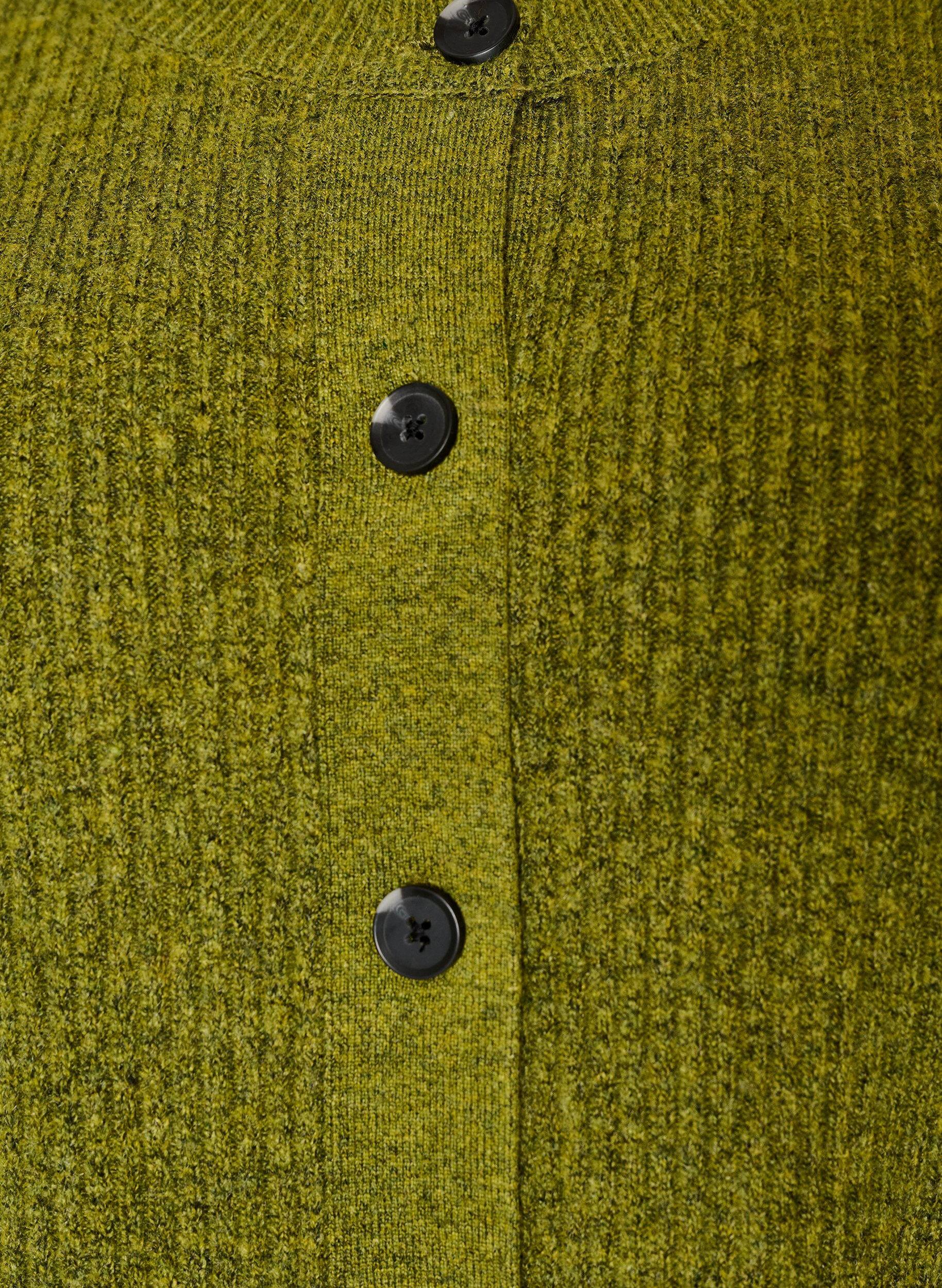 ZizziCardigan en tricot c&ocirc;tel&eacute; avec boutons, Vert clair, Packshot image number 2