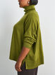 Rollkragenpullover mit lockerer Passform, Gr&uuml;n, Model image number 4