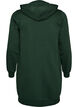 Langer Hoodie mit Rei&szlig;verschluss und Taschen, Gr&uuml;n, Packshot image number 1
