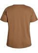 T-Shirt mit Print, Braun, Packshot image number 1