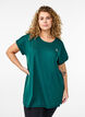 T-shirt long de sport, Vert, Model image number 0