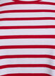 T-shirt ray&eacute; en coton biologique, Rouge, Packshot image number 2