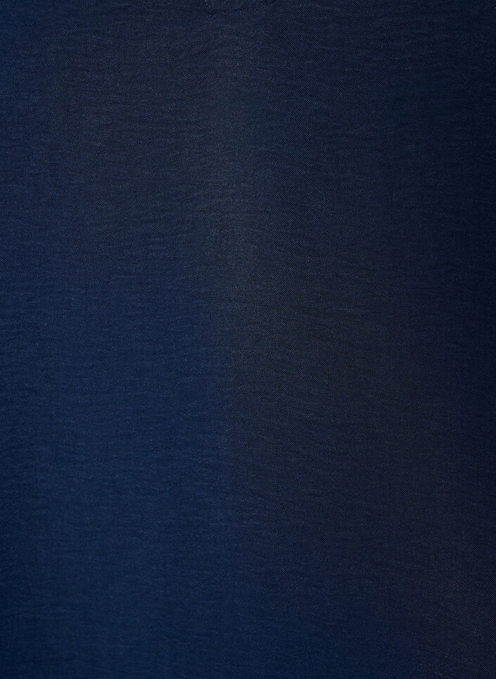 &Auml;rmelloses Oberteil mit Faltendetails, Blau, Packshot image number 2