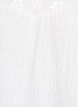 Blouse en mousseline de coton avec broderie anglaise et manches 1/2, Blanc, Packshot image number 2