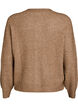 Cardigan en tricot c&ocirc;tel&eacute; avec boutons, Marron, Packshot image number 1