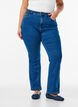 Ellen Bootcut-Jeans mit hoher Taille, Blau, Model image number 2