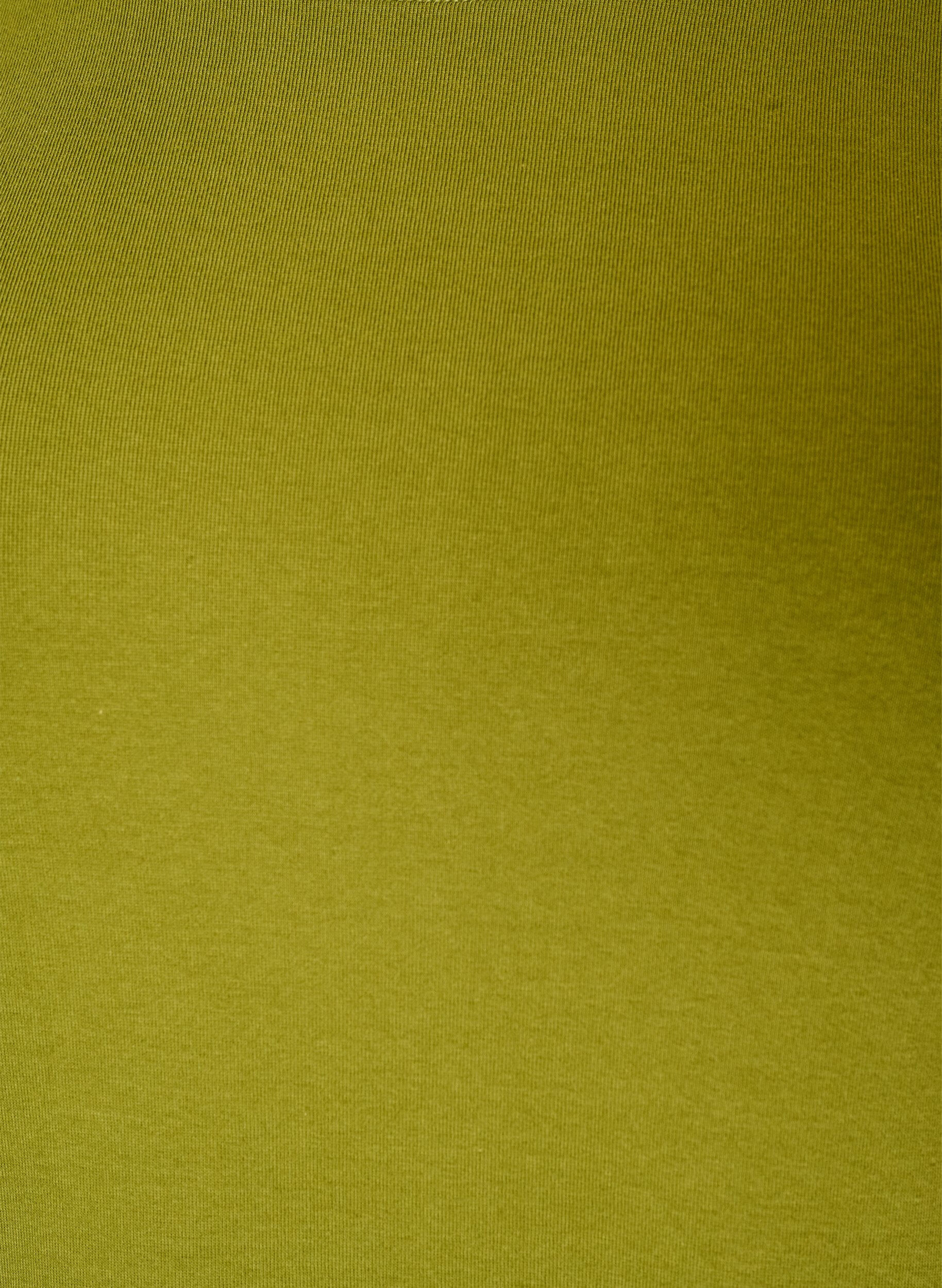 ZizziT-shirt basique &agrave; manches longues et col rond, Vert Kaki, Packshot image number 2