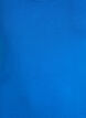 Haut uni Basic en coton, Bleu, Packshot image number 2