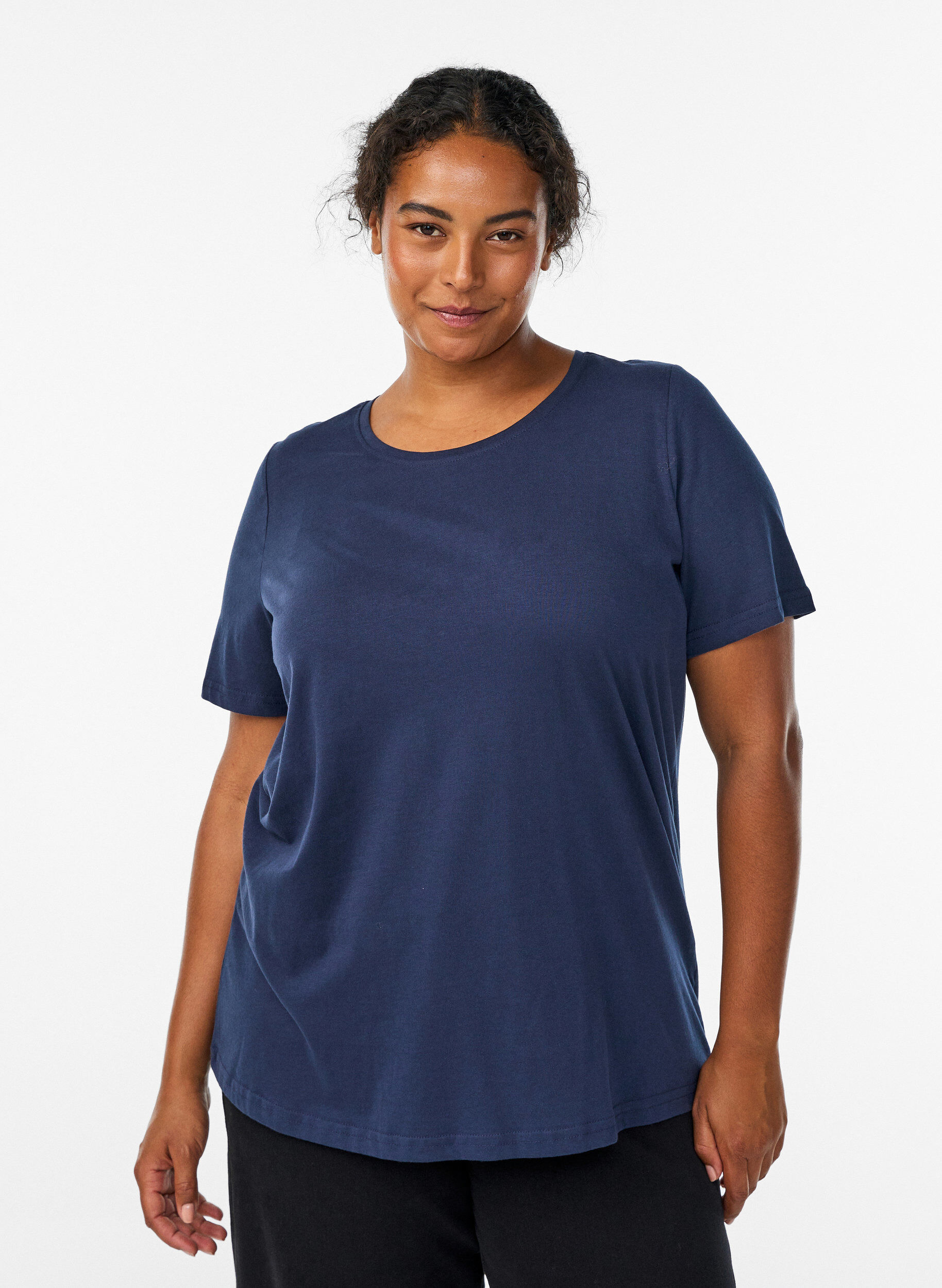 ZizziT-shirt imprim&eacute;, Bleu, Model image number 0