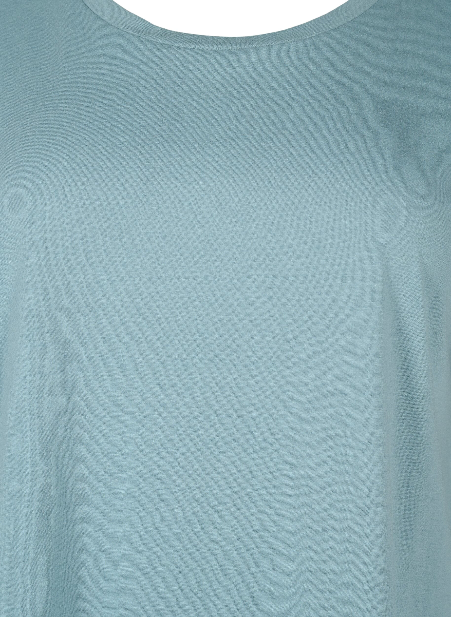 Zizzi 2er-Pack kurz&auml;rmlige T-Shirts, Blau, Packshot image number 4