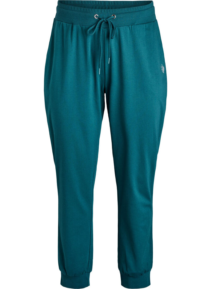 Pantalon de surv&ecirc;tement ample avec poches, Vert, Packshot image number 0