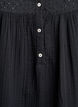 Bluse aus Baumwollmusselin mit Lochstickerei, Schwarz, Packshot image number 2