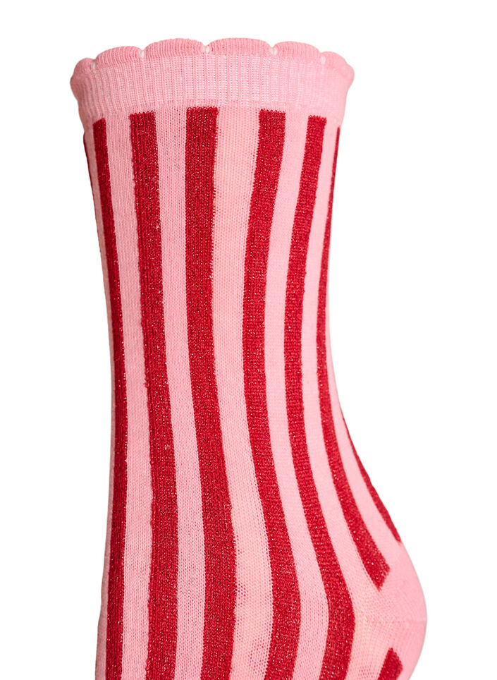 2er-Pack Weihnachtssocken, Pink, Packshot image number 3