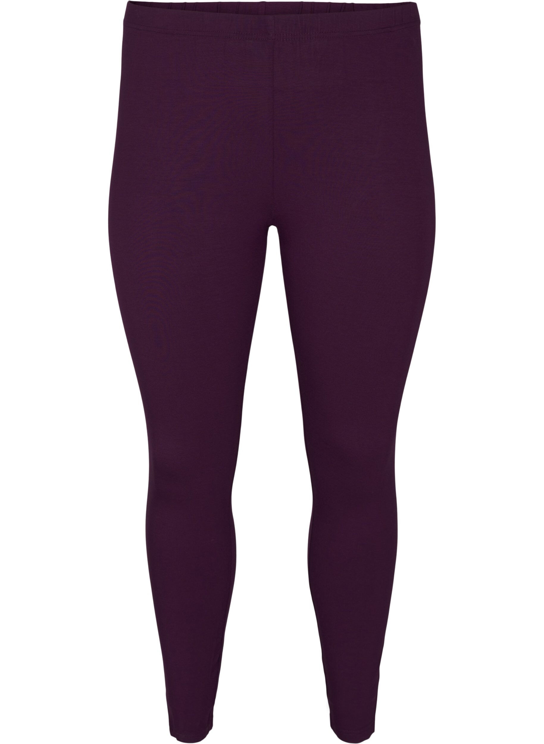 Zizzi Leggings basiques en viscose, Violet, Packshot image number 0