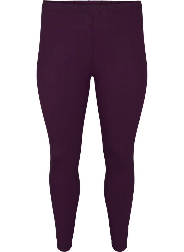 Leggings basiques en viscose, Violet, Packshot image number 0