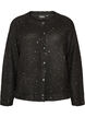 Cardigan avec sequins et boutons, Noir, Packshot image number 0