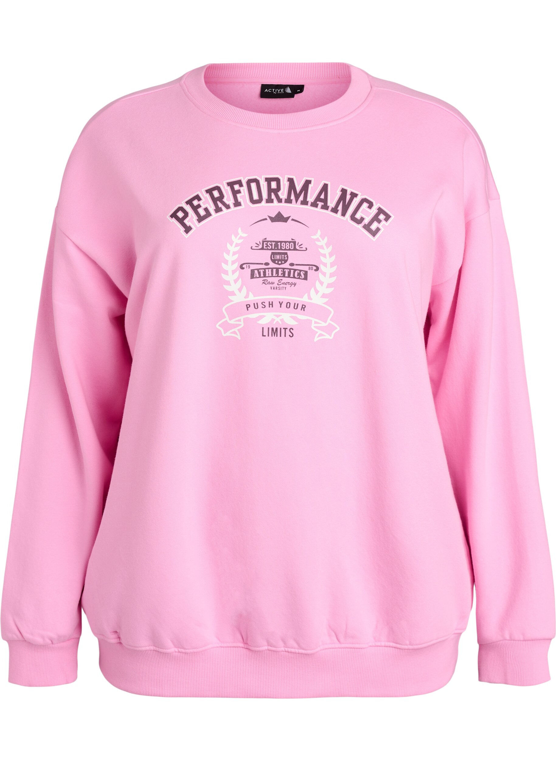 Sweatshirt avec imprim&eacute; texte