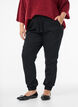 Jeans-Jogginghose mit Taschen, Schwarz, Model image number 2
